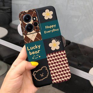 Силіконовий чохол з малюнком для Xiaomi Redmi Note 12 - Різнокольорові квадратики
