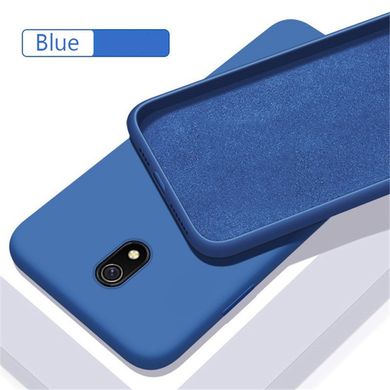 Чехол Premium Silicone Case Full Protective для Xiaomi Redmi 8A - Blue