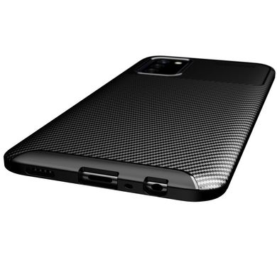 Защитный чехол Hybrid Carbon Case для Samsung Galaxy A03s - Black