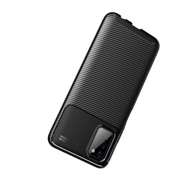 Защитный чехол Hybrid Carbon Case для Samsung Galaxy A03s - Black