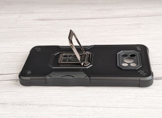 Удароміцний чохол Transformer Ring для Xiaomi Poco X3 NFC / Poco X3 Pro - Black