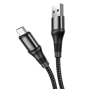 Кабель Hoco X50 Excellent USB - Micro USB 1m (2.4A) - Black