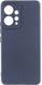 Захисний чохол Hybrid Premium Silicone Case для Xiaomi Redmi Note 12 - Navy Blue (16823). Фото 1 із 6