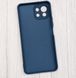 TPU чехол Soft Smooth для Xiaomi Mi 11 Lite - Dark Blue (29223). Фото 2 из 4