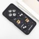 3D объемный чехол для Xiaomi Redmi 14C - Black