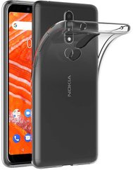 Прозрачный силиконовый чехол для Nokia 3.1 Plus