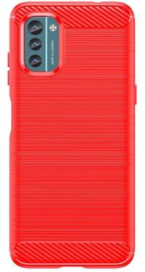 Силиконовый TPU чехол для Nokia G11/G21 - Red Carbon