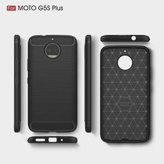 Защитный чехол Hybrid Carbon для Motorola Moto G5s Plus "черный"