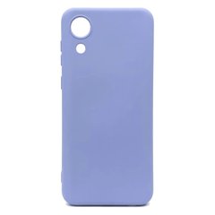 Силиконовый TPU чехол Premium Matte для Samsung Galaxy A03 Core - Light Blue