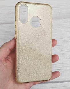 Силиконовый чехол Mercury Shine для Huawei P Smart Plus - Gold