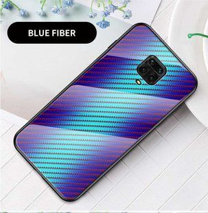 Чохол TPU+Glass для Xiaomi Redmi Note 9S / Note 9 Pro - Blue