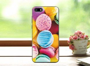 Силиконовый чехол с рисунком для Huawei Y5 2018 / Honor 7A - Конфеты