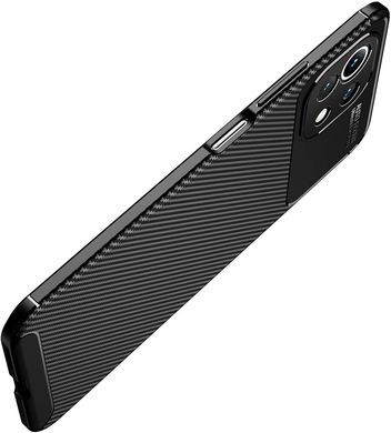 Чохол Premium Carbon для Xiaomi Mi 11 Lite - Black