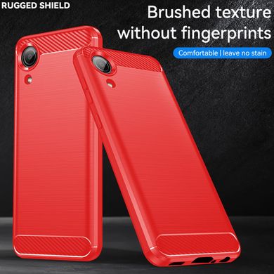 Защитный чехол Hybrid Carbon для Samsung Galaxy A03 Core - Red