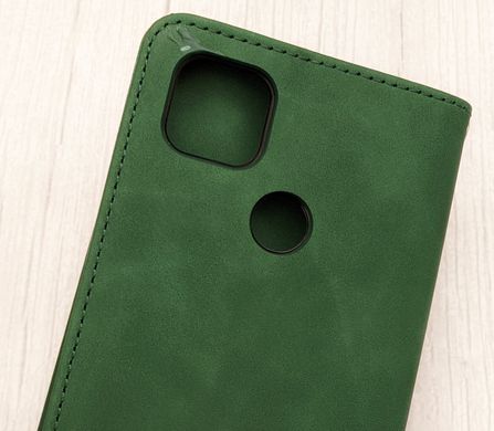 Чехол (книжка) Abstract для Xiaomi Redmi 9C - Green