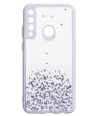 TPU чехол Glitter для Huawei Y6p - Purple