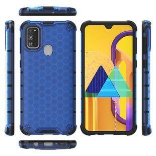 Ударопрочный чехол Honeycomb для Samsung Galaxy M21 - Blue