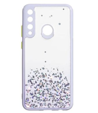 TPU чехол Glitter для Huawei Y6p - Purple