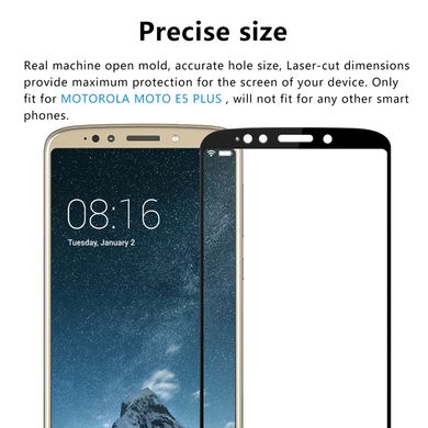 3D Full Cover защитное стекло для Motorola Moto E5 Plus