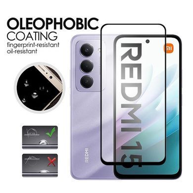 Защитное стекло 3D Full Cover для Xiaomi Redmi 15