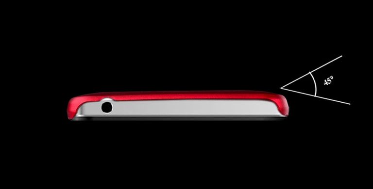 Пластиковый чехол для Lenovo Vibe P1 "красный"