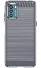 Силиконовый TPU чехол для Nokia G11/G21 - Grey Carbon