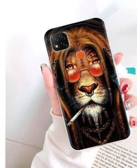 Чехол с рисунком для Xiaomi Redmi 9C - Яркий лев