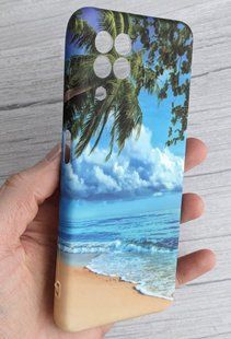 Чехол TPU Full Camera для Samsung Galaxy M32 - Blue Print