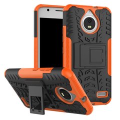 Противоударный чехол для Motorola Moto E4 "оранжевый"