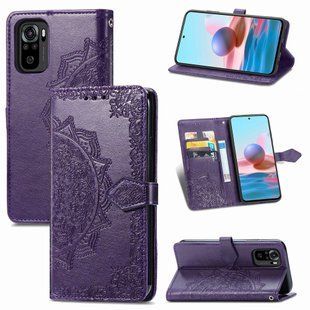 Чехол-книжка JR Art Series для Xiaomi Redmi Note 10 / Note 10s - Purple