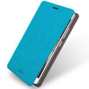 Кожаный чехол-книжка MOFI для Lenovo VIBE P1m "бирюзовый"