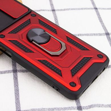 Противоударный чехол Hybrid Ring Camshield для Xiaomi Redmi Note 11 Pro 5G - Red