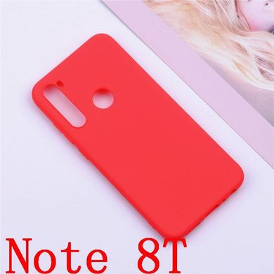 Силіконовий чохол (Soft Touch) для Xiaomi Redmi Note 8T - Red