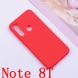 Силиконовый чехол (Soft Touch) для Xiaomi Redmi Note 8T - Red (14411). Фото 3 из 5
