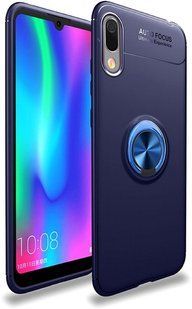 Чехол Hybrid Ring под магнитный держатель для Huawei Y6 2019 - Blue