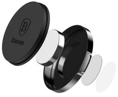 Автодержатель Baseus Small ears series Magnetic suction bracket (Flat type) Black
