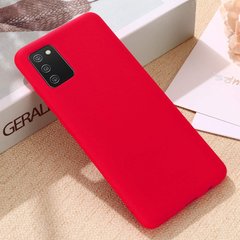 Силиконовый (TPU) чехол для Samsung Galaxy A02s - Red