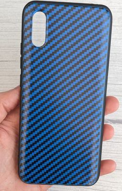 TPU чехол Lite Carbon для Xiaomi Redmi 9A - Blue