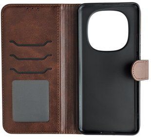 Чохол-книжка JR Original для Xiaomi Redmi Note 15 - Dark Brown