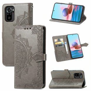 Чехол-книжка JR Art Series для Xiaomi Redmi Note 10 / Note 10s - Grey