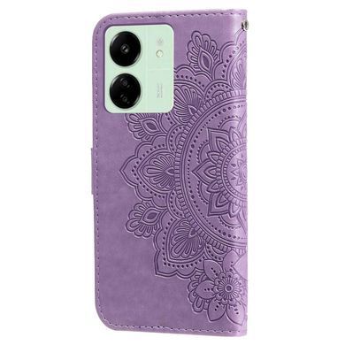 Чехол-книжка JR Art Series для Xiaomi Redmi 13C - Purple