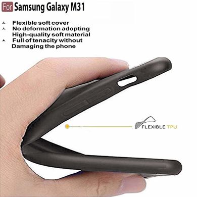 Силиконовый чехол для Samsung Galaxy M31 - Black