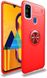 TPU чохол Hybird ColorRing під магнітний тримач Samsung Galaxy M21 - Red (141467). Фото 1 із 6