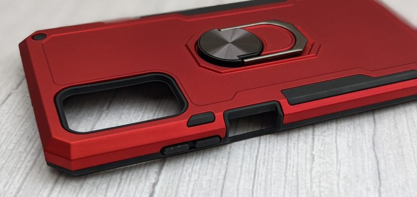 Ударопрочный чехол GETMAN Ring для Xiaomi Redmi 9T - Red