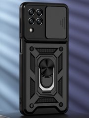 Удароміцний чохол Hybrid Camshield Ring для Samsung Galaxy M32(M325F) - Black