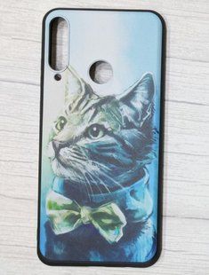 Чохол із малюнком для Huawei Y6p - Яскравий кіт