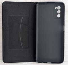 Чехол книжка BOSO Soft Matte для Samsung Galaxy A03S - Уценка Black