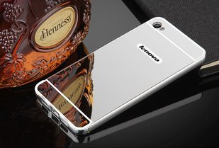 Металлический чехол для Lenovo S90 Sisley "металлик зеркальный"