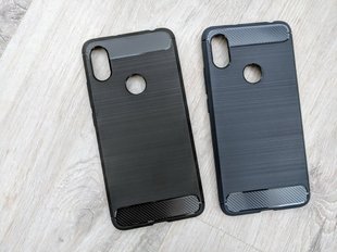 TPU чехол Carbon Series для Xiaomi Redmi S2 - Black