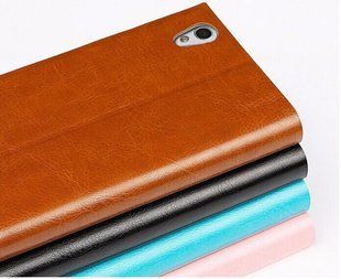 Кожаный чехол-книжка MOFI для Lenovo P70 - Brown